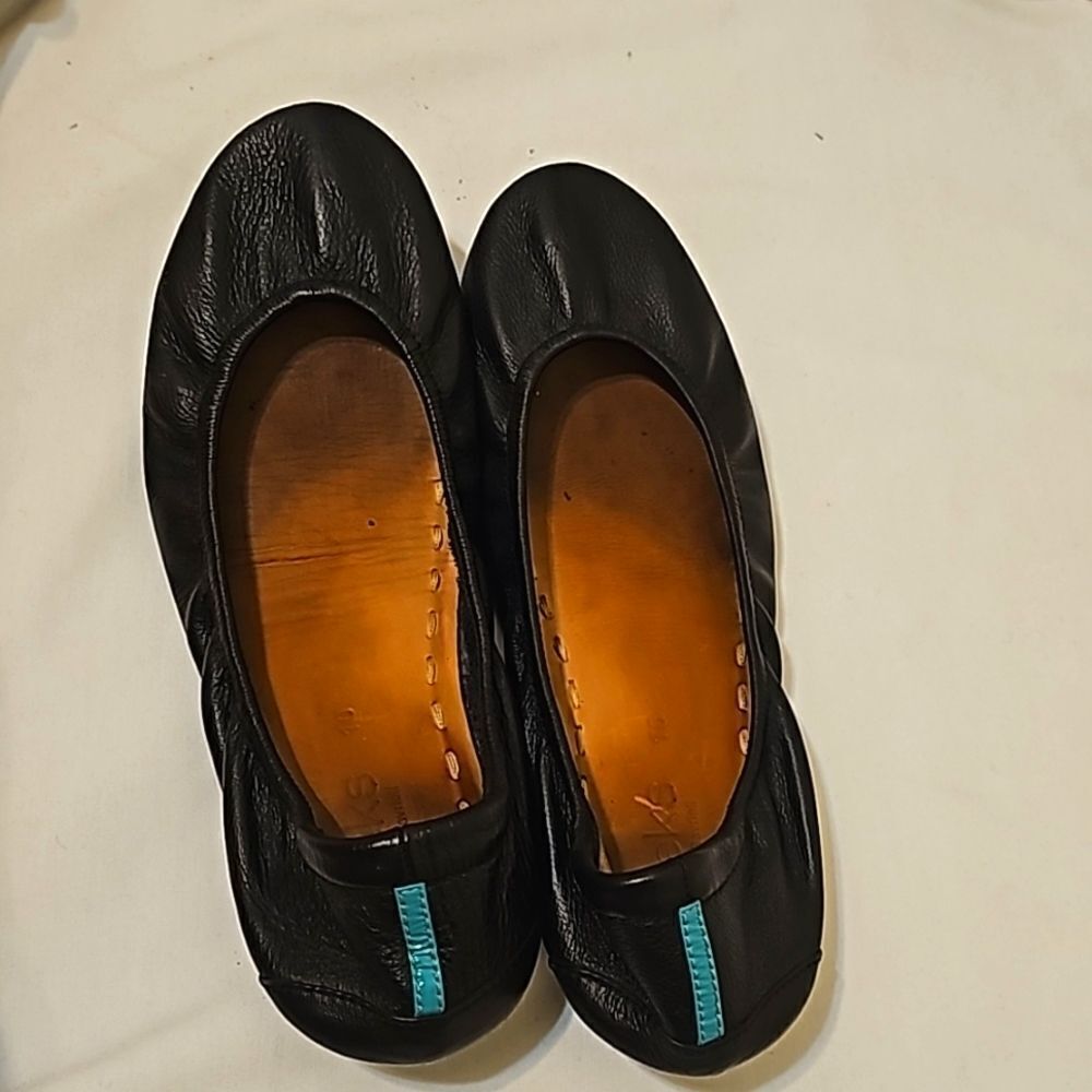 - Tieks By Gavrieli Matte Black Leather Classic Ballet Flats • Size 10 •… - Picture 3 of 6
